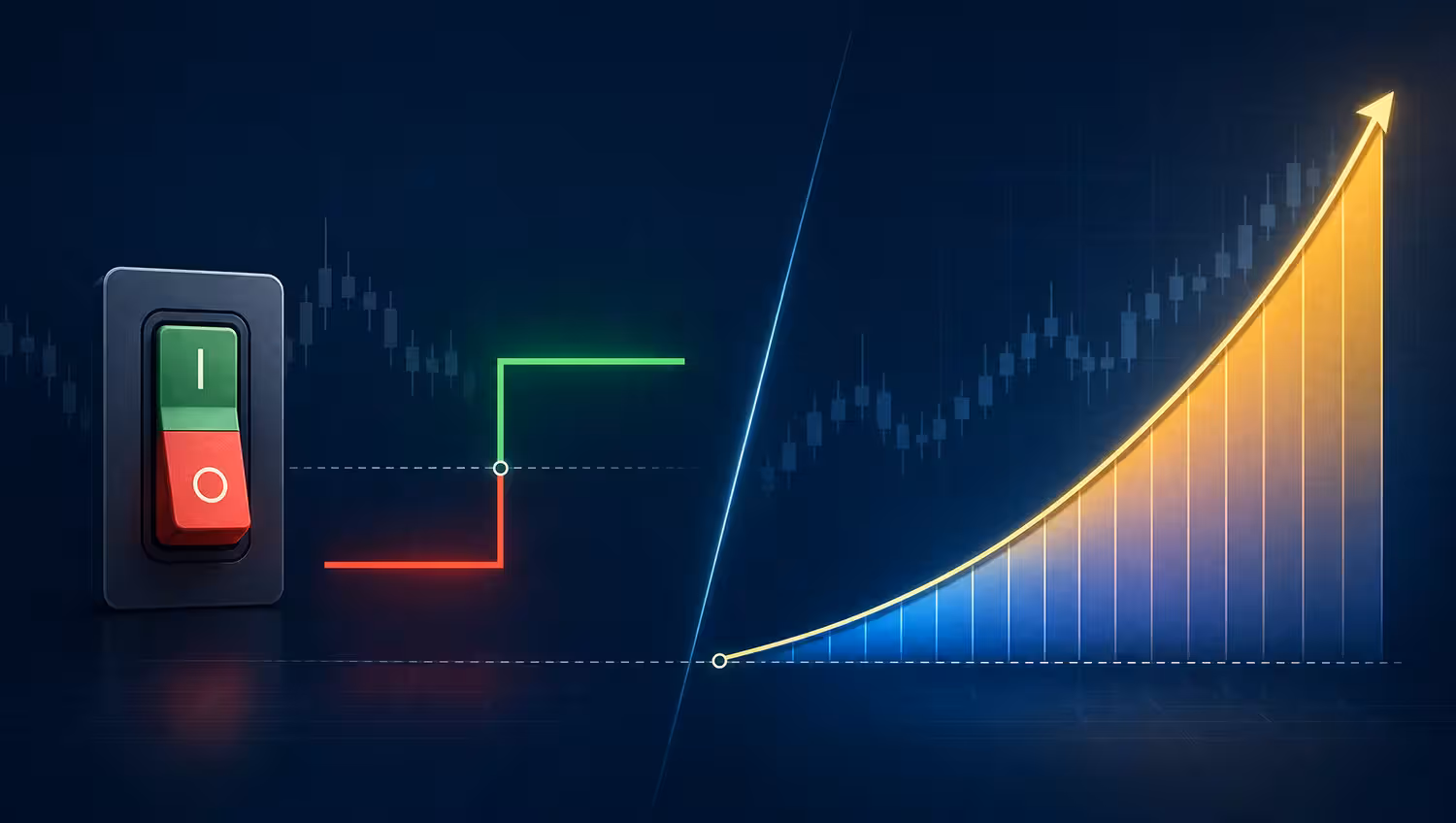 Binary Options vs. Listed Options Graphic