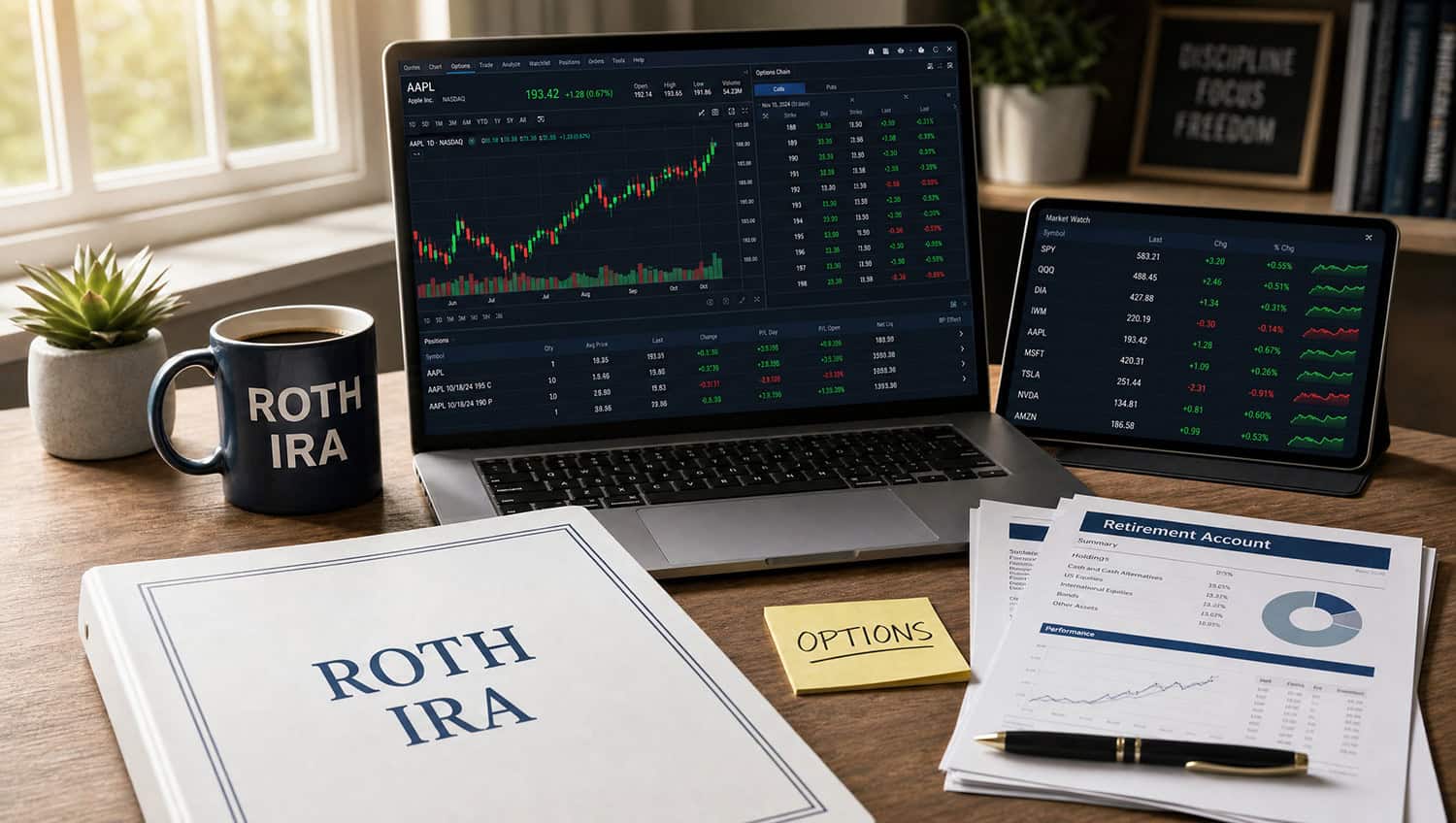 Options Trading in a Roth IRA