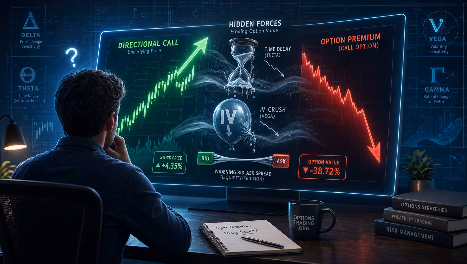 Option Losing Money While Stock Goes Up